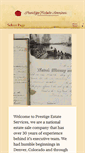 Mobile Screenshot of prestigeestateservices.com